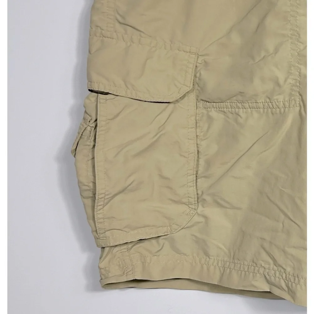 REI Men's Cargo Athletic Hiking Shorts Size XL Khaki Tan Nude